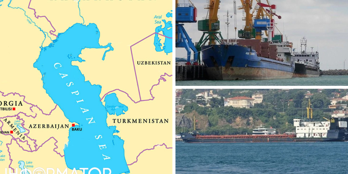 Дніпро: Росія таємно постачає Іран військові вантажі через Каспійське море