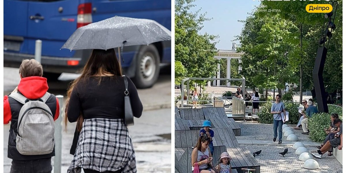 Погода в Дніпрі: лівень, спека і грози